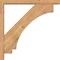 Ekena Millwork Imperial Block Smooth Bracket w/ Offset Brace, Western Red Cedar, 3 1/2"W x 24"D x 24"H BKT0402X24X24IMP05SWR - alternate 2